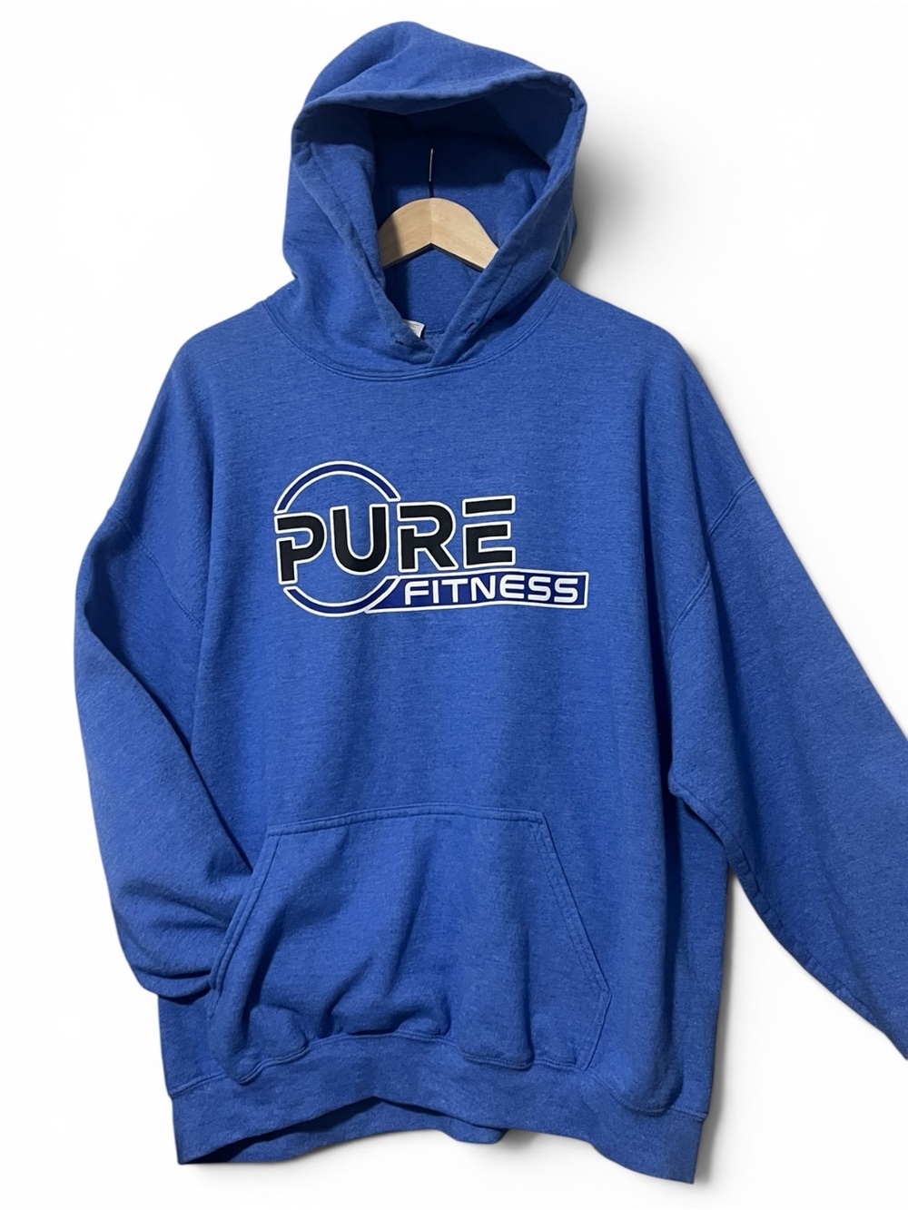 Pure Fitness Gym Vintage Hoodie Sweatshirt XL
